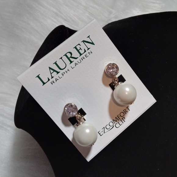 Ralph Lauren Jewelry - 🤍New Ralph Lauren Pearl Clip Ons